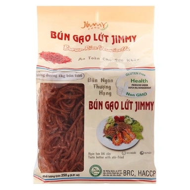 Bún gạo lứt Jimmy túi 250g