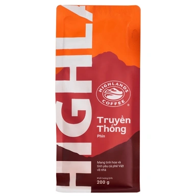 Traditional Highlands roasted coffee 200g
