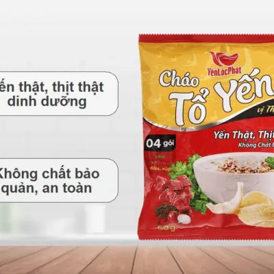 Yen Loc Phat gold bird's nest porridge, minced meat, 50g package