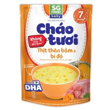 Fresh porridge with minced pumpkin and pumpkin SG Food Baby 240g