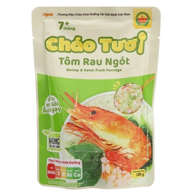 Cay Thi fresh shrimp and spinach porridge 240g