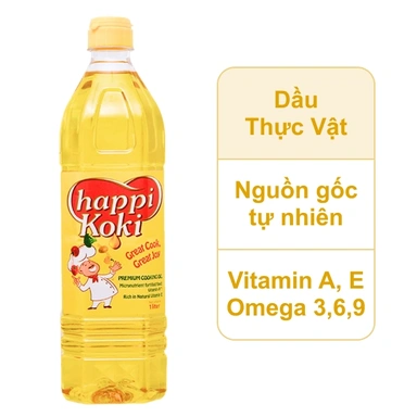 Happi Koki cooking oil 1 liter